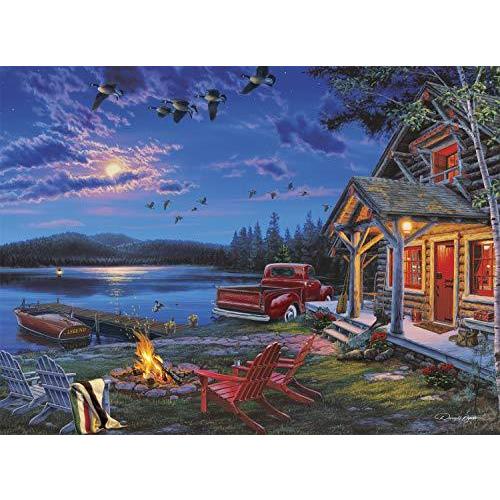 ジグソーパズル 海外製 1000ピース 完璧な脱出 ダレル・ブッシュ サイズ約68x50センチ 絵画・アー