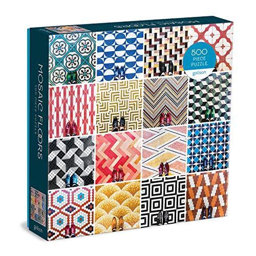 ジグソーパズル 海外製 アメリカ 9780735369368 Galison Mosaic Floors Puzzle， 500 Pieces， 20” x 2