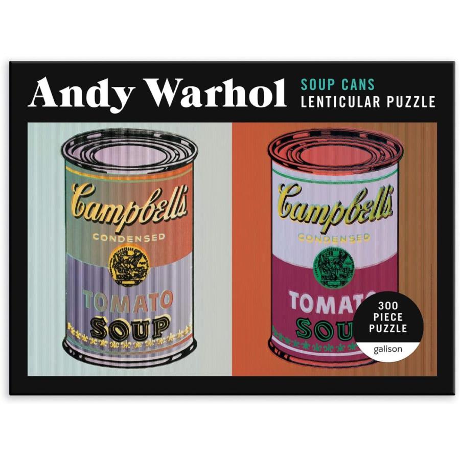 ジグソーパズル 海外製 アメリカ 9780735366923 Andy Warhol Soup Cans Jigsaw Puzzle， 300 Pieces， 24_8