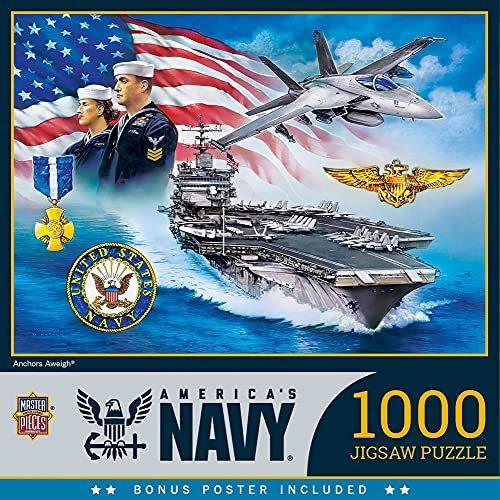 ジグソーパズル 海外製 アメリカ 72122 MasterPieces 1000 Piece Jigsaw Puzzle - U.S. Navy - 19.25\"x