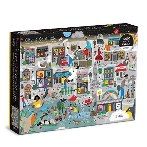 ジグソーパズル 海外製 アメリカ 9780735370050 Galison City of Gratitude Puzzle， 1000 Pieces， 27