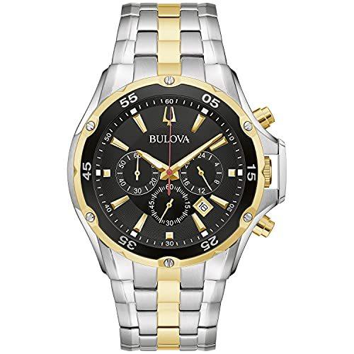 腕時計 ブローバ メンズ 98B376 Bulova Men's Classic Sport Two-Tone Stainless Steel 6-Hand Chronograph