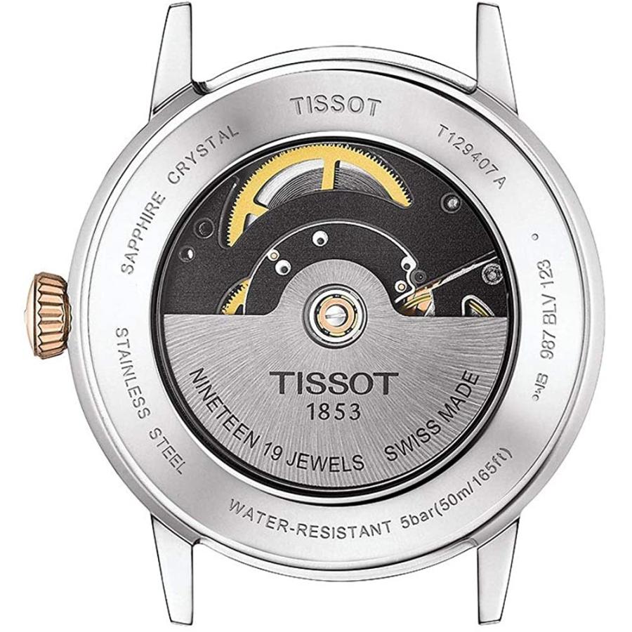 腕時計 ティソ メンズ T1294072203100 Tissot mens Classic Dream Stainless Steel Dress Watch Rose Gold Tの画像