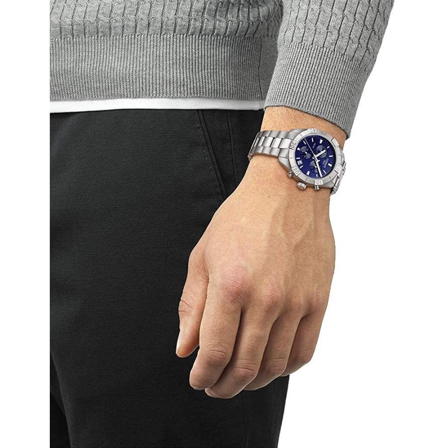 腕時計 ティソ メンズ T1016171104100 Tissot mens PR 100 Chrono Classic Stainless Steel Dress Watch Greの画像
