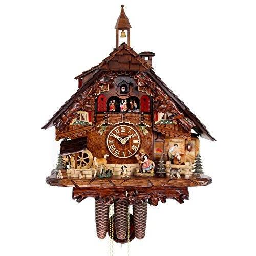カッコー時辰儀 室内装飾 飾りつけ時辰儀 AH UK 85 8TMT HerrZeit by Adolf Herr Cuckoo Clock - Horse F 掛け時計、壁掛け時計-家具、インテリア-インテリア時計