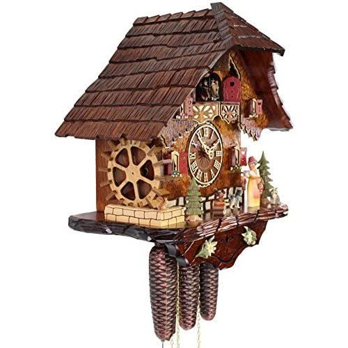 カッコー時計 インテリア 壁掛け時計 AH 819/1 8TMT HerrZeit by Adolf Herr Cuckoo Clock - Black F_2