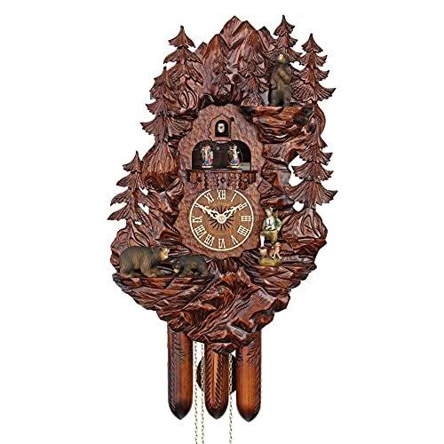 カッコー時辰儀 室内装飾 飾りつけ時辰儀 AH UK 30 8TMT HerrZeit by Adolf Herr Cuckoo Clock - Bear Mo 家具、インテリア-インテリア時計-掛け時計、壁掛け時計