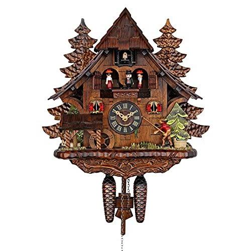 カッコー時計 インテリア 壁掛け時計 AH 4739 QMT Engstler Quartz Cuckoo Clock - The Successful F