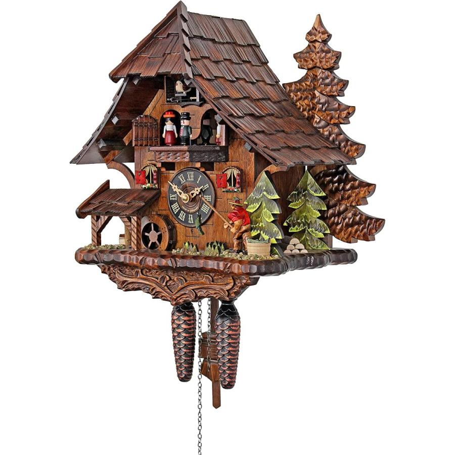 カッコー時計 インテリア 壁掛け時計 AH 4739 QMT Engstler Quartz Cuckoo Clock - The Successful F_2