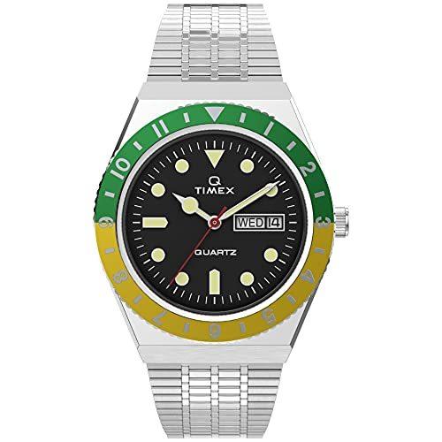 腕時計 タイメックス レディース TW2U61000ZV Timex Men's Q Diver 38mm Quartz Watch｜maniacs-shop