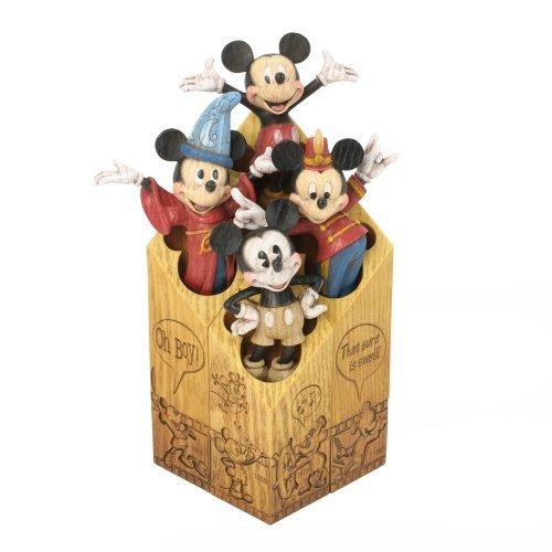 エネスコ Enesco 置物 インテリア 4034784 Enesco Pillars from Mickey Through The Years Figurine， 10-I