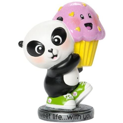 エネスコ Enesco 置物 インテリア 4036812 Enesco Lil' Panda It's a Sweet Life Figurine， 3.2-Inch