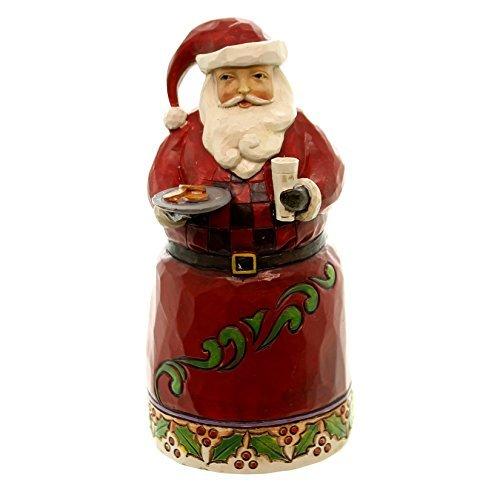エネスコ Enesco 置物 インテリア 4047774 Enesco Jim Shore Heartwood Creek Pint Sized Santa with Cook