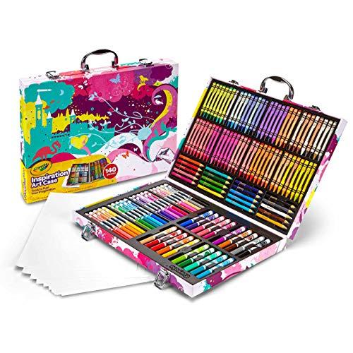 クレヨラ アメリカ 海外輸入 239326 Crayola Inspiration Art Case Coloring Set - Tie-Dye (140ct)， Ess