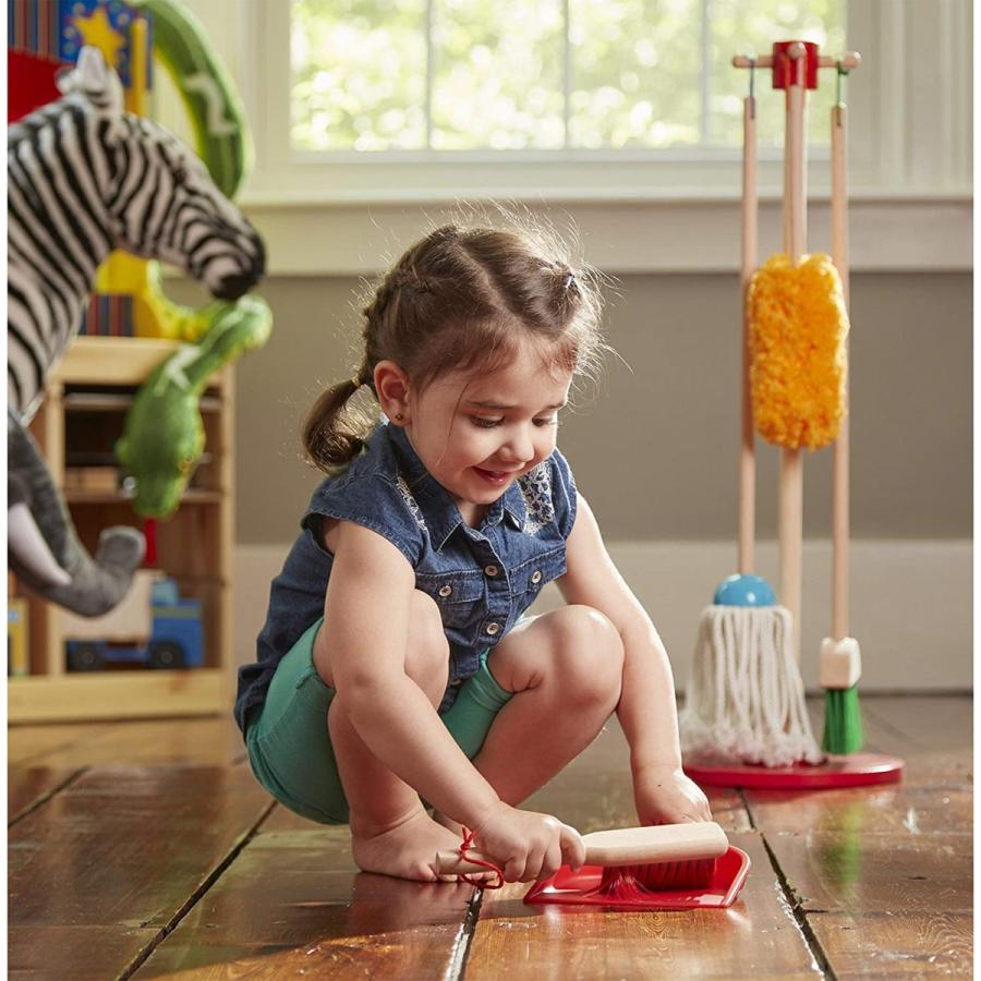 メリッサ&ダグ おもちゃ 知育玩具 8600 Melissa & Doug Dust! Sweep! Mop! 6-Piece Pretend Play Set_7