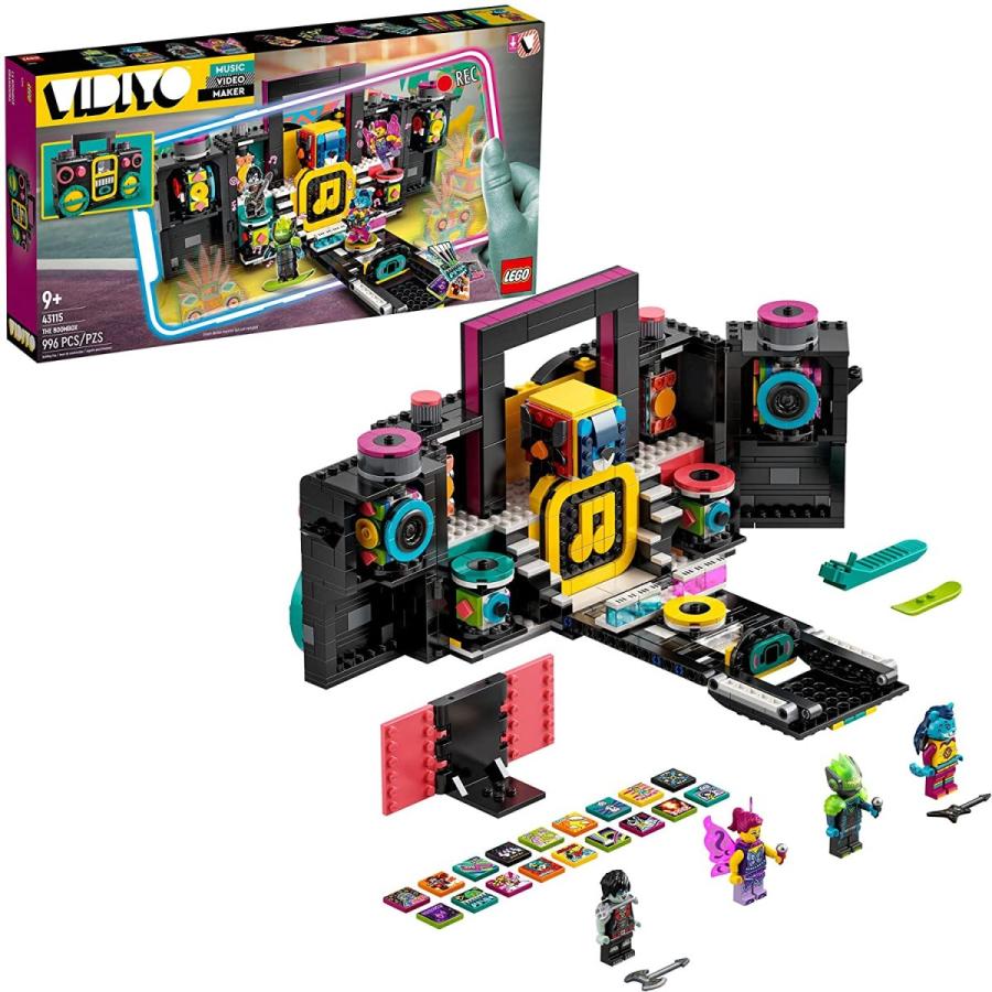 レゴ 6332338 LEGO VIDIYO The Boombox 43115 Building Kit Toy; Inspire Kids to Direct and Star in Their Own Mu