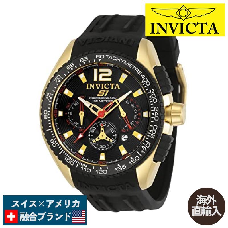 腕時計 インヴィクタ インビクタ 33629 Invicta Men's 33629 S1 Rally Quartz Chronograph Black Dial