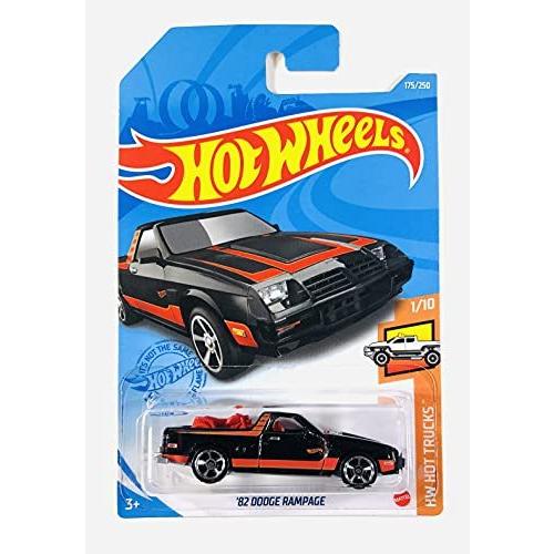 ホットウィール マテル ミニカー HDG52 Hot Wheels 2021 - '82 Dodge Rampage - Black - HW Hot Trucks