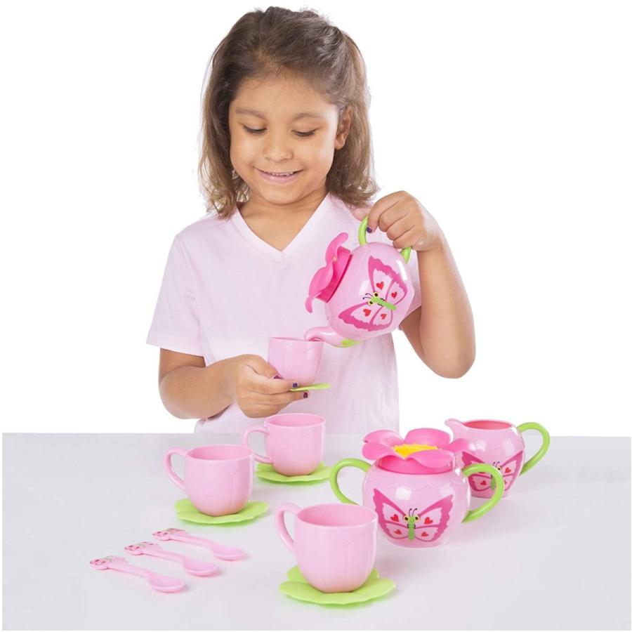 メリッサ&ダグ おもちゃ 知育玩具 96059 Melissa & Doug Butterfly Tea Set (15 pcs) - Play Food Acce_1