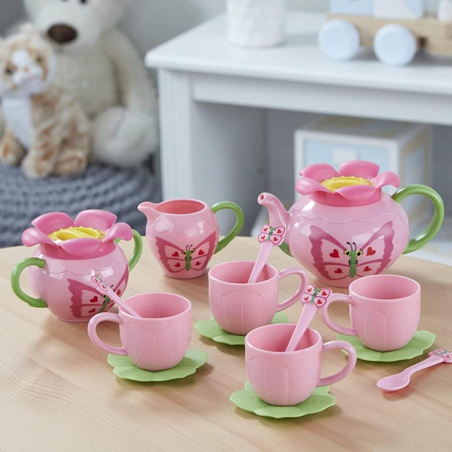 メリッサ&ダグ おもちゃ 知育玩具 96059 Melissa & Doug Butterfly Tea Set (15 pcs) - Play Food Acce_3