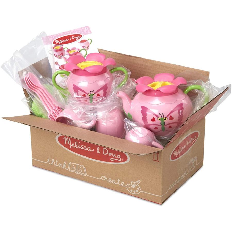 メリッサ&ダグ おもちゃ 知育玩具 96059 Melissa & Doug Butterfly Tea Set (15 pcs) - Play Food Acce_4