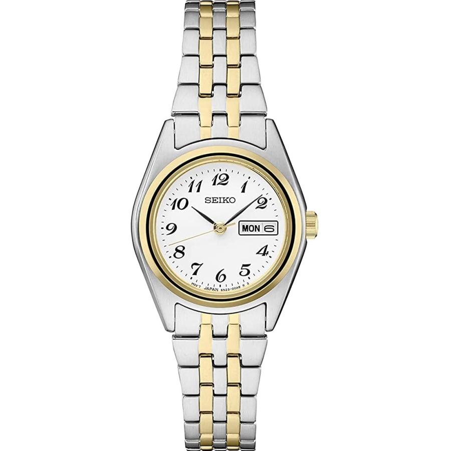 腕時計 セイコー レディース SUR438 SEIKO SUR438 Watch for Women - Essentials - Two-Tone Stainless S