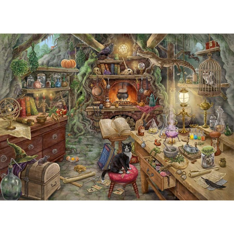 ジグソーパズル 海外製 アメリカ 19952 Ravensburger Exit Puzzle ? Witch’s Kitchen 759pc Myster_2