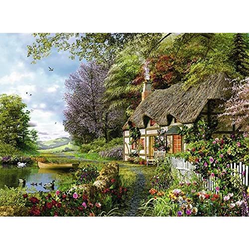 ジグソーパズル 海外製 1500ピース カントリーコテージ 約80x60センチ 絵画・アート Ravensburger