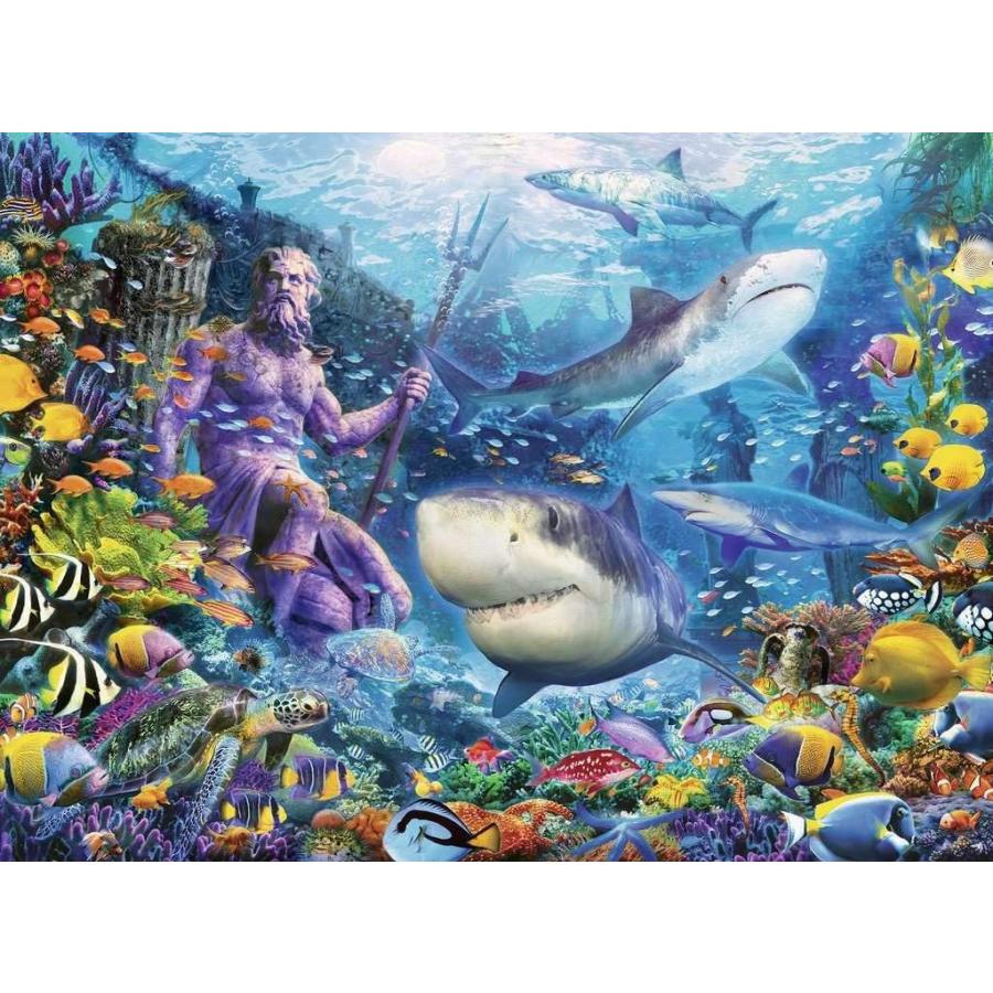 ジグソーバズル 海外製 500ピース 海の王 サイズ約50x36センチ 絵画・アート Ravensburger_1