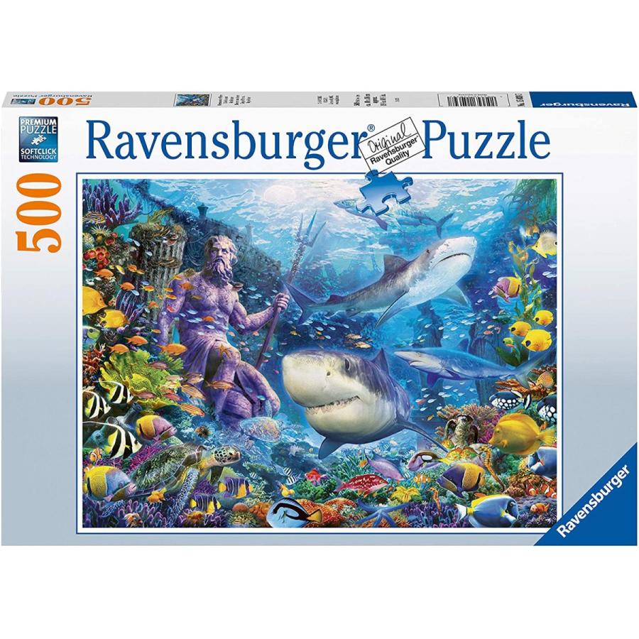 ジグソーバズル 海外製 500ピース 海の王 サイズ約50x36センチ 絵画・アート Ravensburger_2