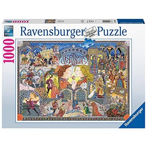 ジグソーパズル 海外製 1000ピース ロミオとジュリエット 約70x50センチ 絵画・アート Ravensburger