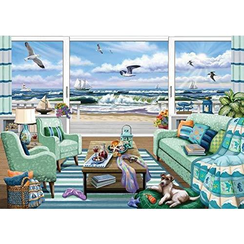ジグソーパズル 海外製 アメリカ 16817 Ravensburger Beachfront Getaway Jigsaw Puzzle - 1000 Unique