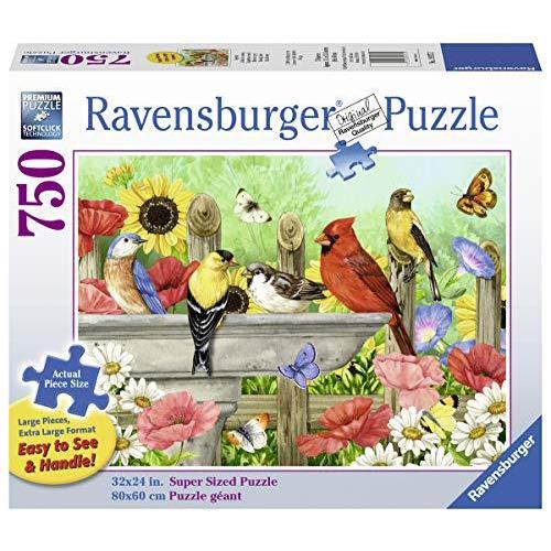 当てもの 外国で製 亜米利加 19937 Ravensburger Bathing Birds 750 Piece Large Format Jigsaw Pu パズル-ジグソーパズル-ゲーム、おもちゃ