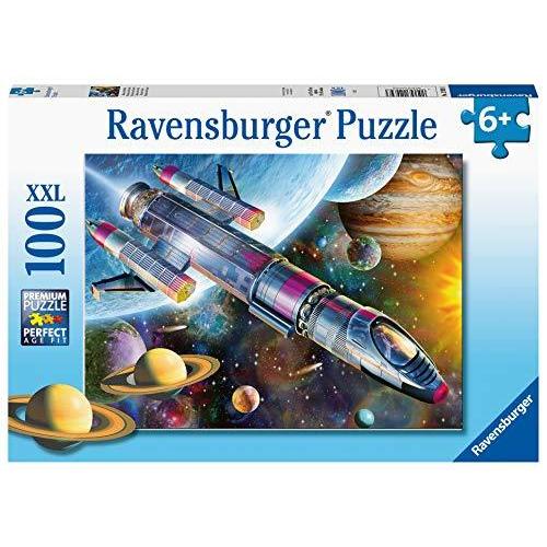 ジグソーパズル 海外製 100ピース XXL 宇宙でのミッション サイズ約50x36センチ 絵画・アート Ravensb