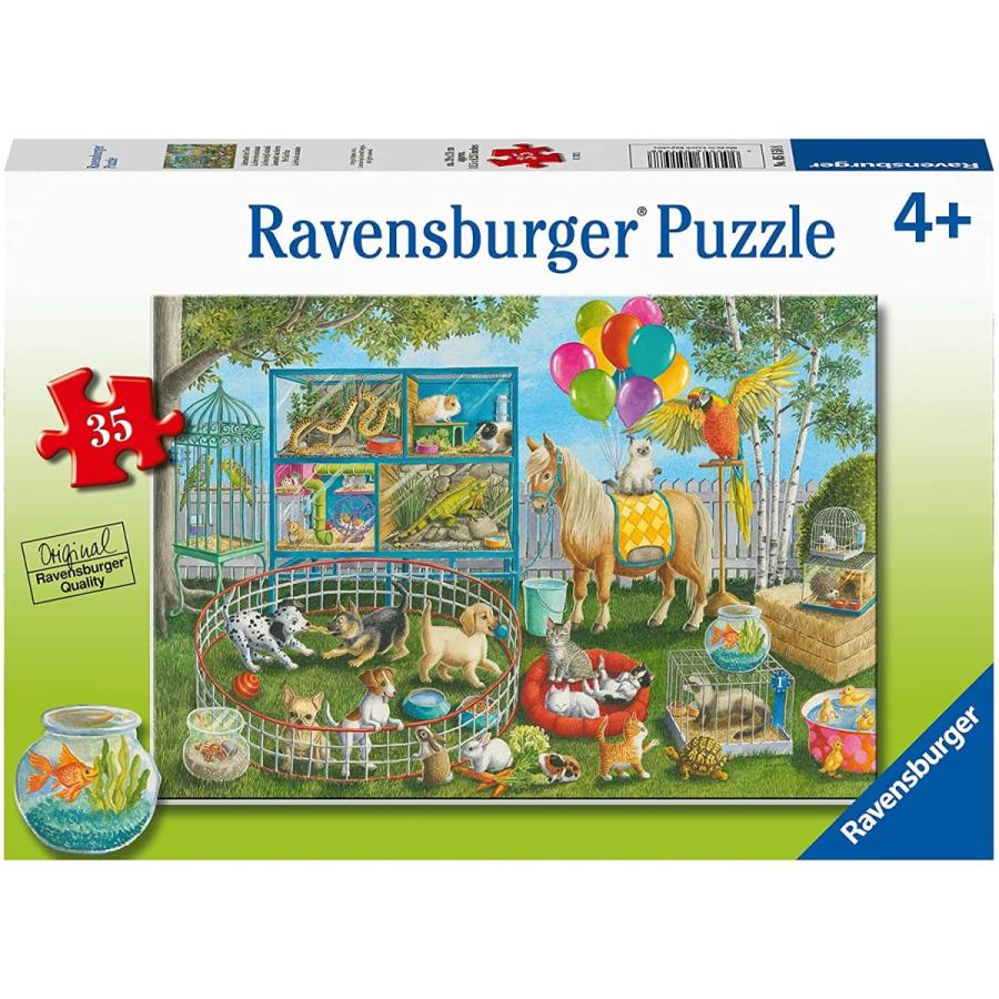 ジグソーパズル 海外製 アメリカ 05158 Ravensburger Pet Fair Fun 35 Piece Jigsaw Puzzle for Kids -_1