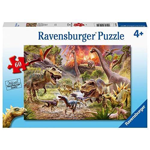 ジグソーパズル 海外製 アメリカ 5164 Ravensburger Dinosaur Dash 60 Piece Jigsaw Puzzle for Kids -