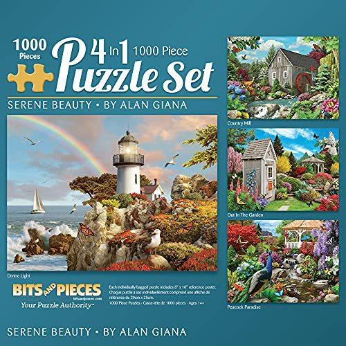 ジグソーパズル 海外製 アメリカ 47149 Bits and Pieces ? 4-in-1 Multi-Pack - 1000 Piece Jigsaw P