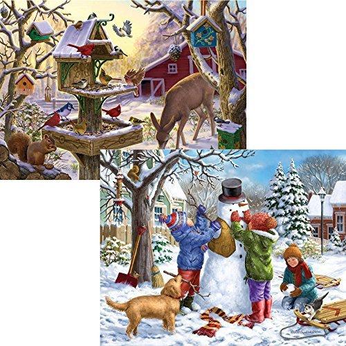 ジグソーパズル 海外製 アメリカ 41762 Bits and Pieces ? Value Set of Two Large 500 Piece Jigsaw