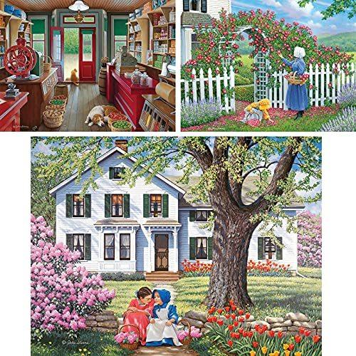 ジグソーパズル 海外製 アメリカ 47988 Bits and Pieces ? Value Set of Three Jigsaw Puzzles for A