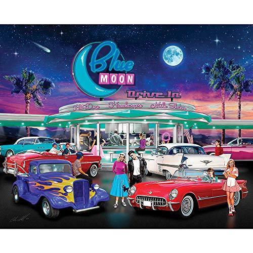 当てもの 外国で製 亜米利加 Bits and Pieces ? 1000 Piece Jigsaw Puzzle for Adults ? Blue ジグソーパズル-ゲーム、おもちゃ
