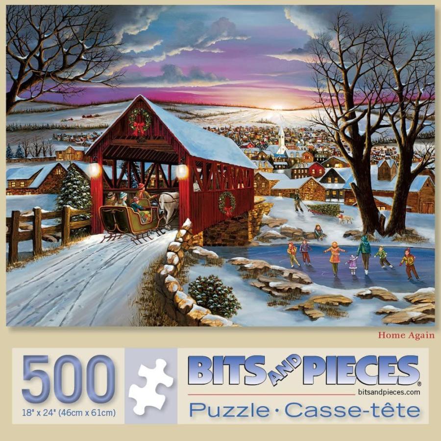 ジグソーパズル 海外製 アメリカ 43224-11402 Bits and Pieces ? Value Set of Two 500 Piece Jigsawの画像