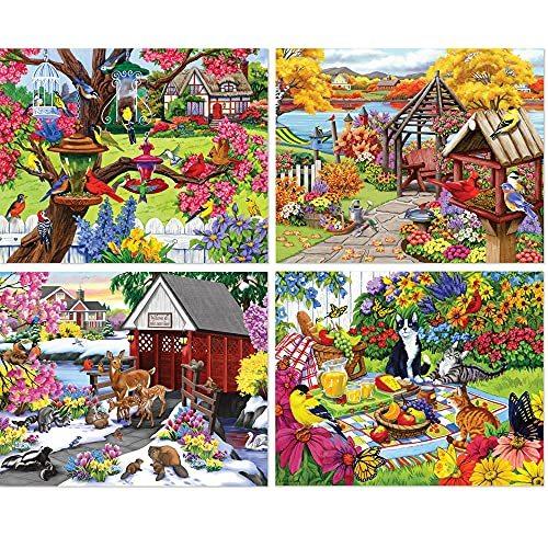 ジグソーパズル 海外製 アメリカ 47139 Bits and Pieces - 4-in-1 Multi-Pack - 1000 Piece Jigsaw Puz