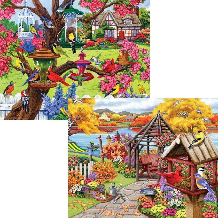 ジグソーパズル 海外製 アメリカ 47139 Bits and Pieces - 4-in-1 Multi-Pack - 1000 Piece Jigsaw Puz_2