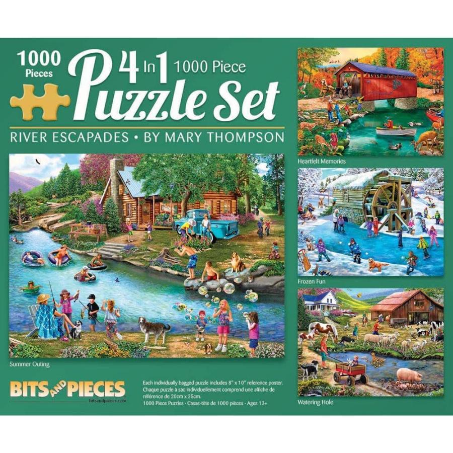 ジグソーパズル 海外製 アメリカ 45945 Bits and Pieces ? 4-in-1 