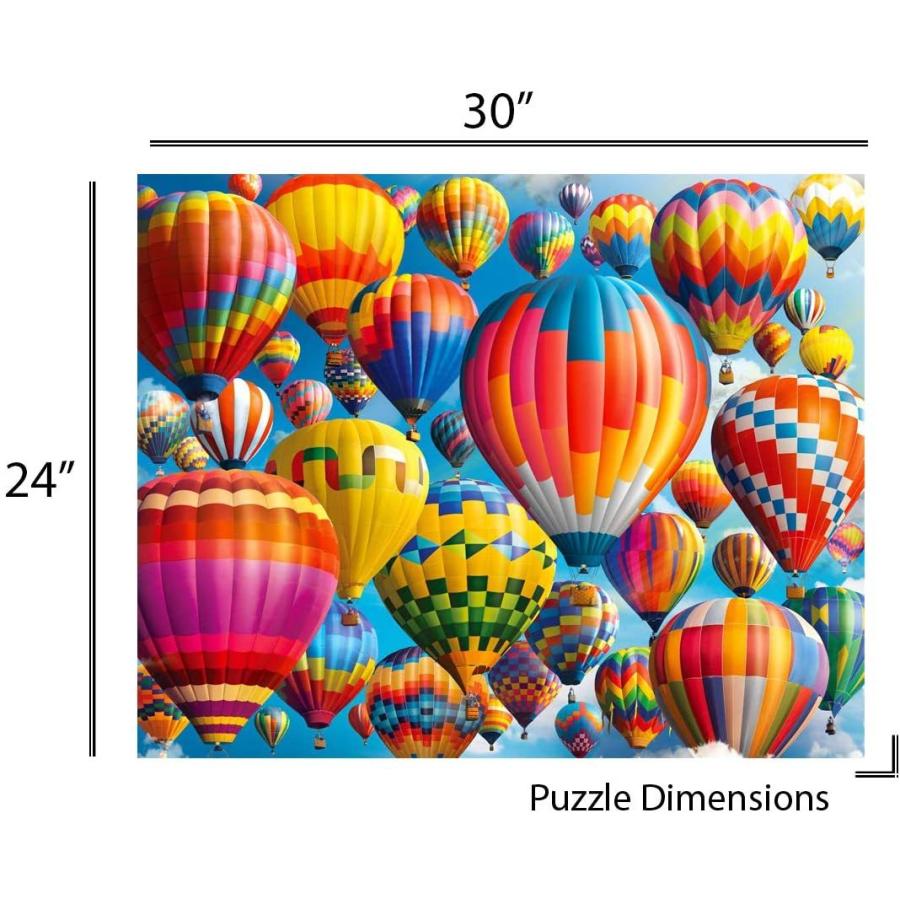 ジグソーパズル 海外製 アメリカ 33-10899 Springbok's 1000 Piece Jigsaw Puzzle Balloon Fest - Madeの画像