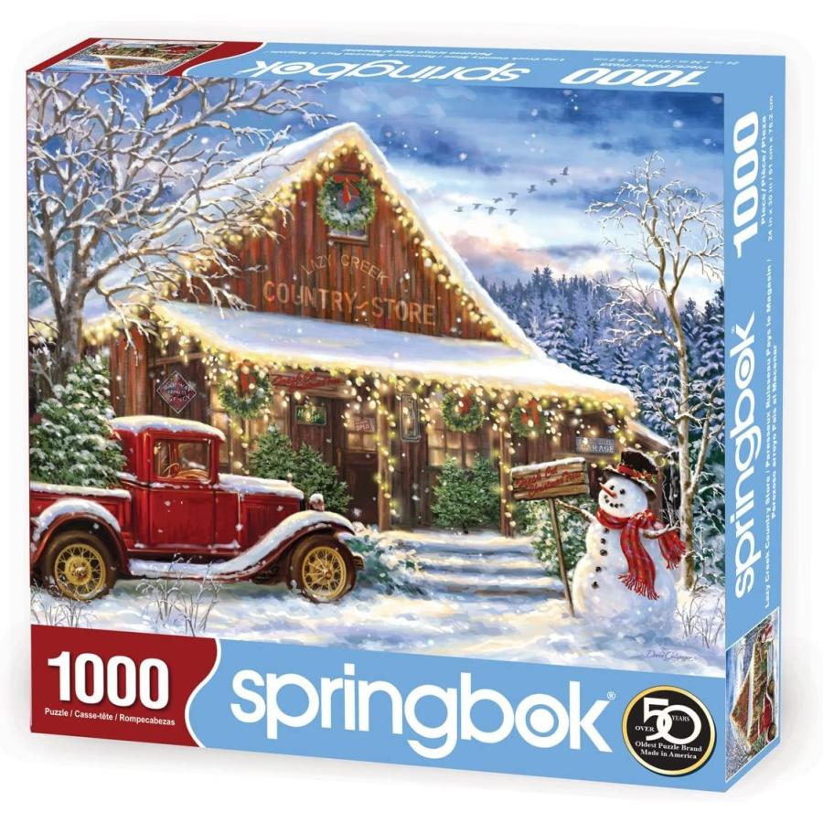 ジグソーパズル 海外製 アメリカ 34-10851 Springbok's 1000 Piece Jigsaw Puzzle Lazy Creek Country_1