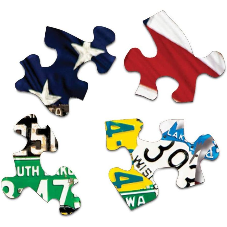 ジグソーパズル 海外製 アメリカ 33-70516 State Plates 400 Piece Family Jigsaw Puzzle_2