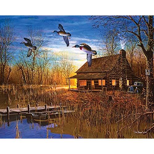ジグソーパズル 海外製 アメリカ 33-11018 Springbok 1000 Piece Jigsaw Puzzle Duck Lodge - Made in
