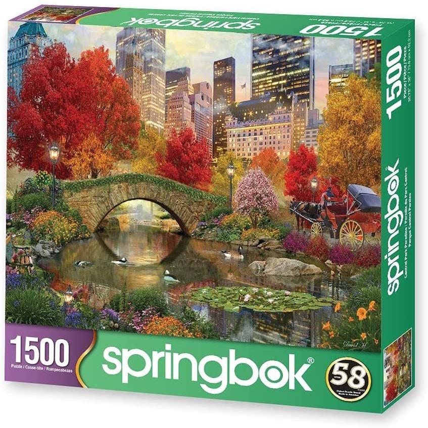 ジグソーパズル 海外製 アメリカ 33-15515 Springbok's 1500 Piece Jigsaw Puzzle Central Park Paradi_1