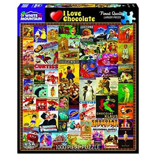 ジグソーパズル 海外製 アメリカ 1555PZ White Mountain Puzzles I Love Chocolate - 1000 Piece Jigsa_1